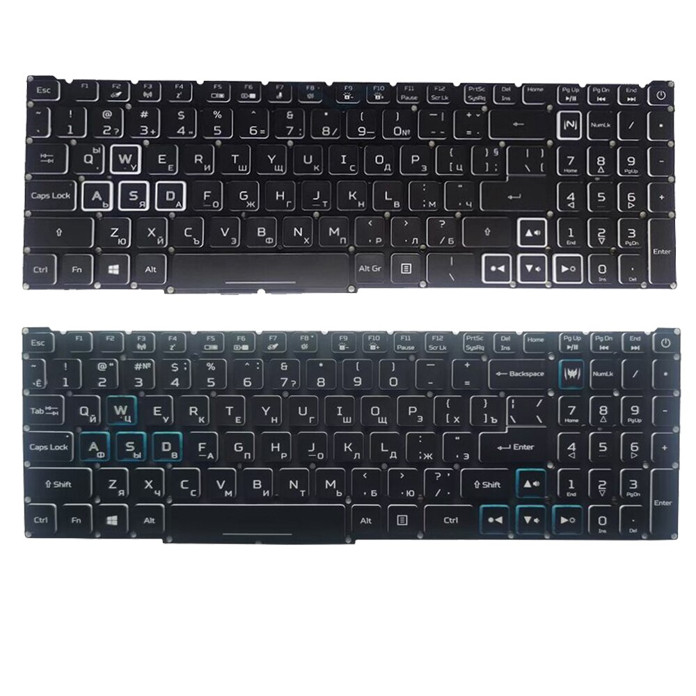ο RGB þƾ Ű Acer Nitro 5 AN515-57 AN515-45 Helios 300 PH315-54 RU äο Ʈ